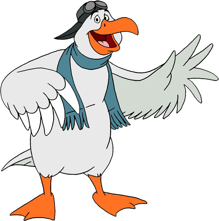 Orville The Albatross Flies Bernard And Bianca Around - Orville Bernard Et Bianca (755x762), Png Download