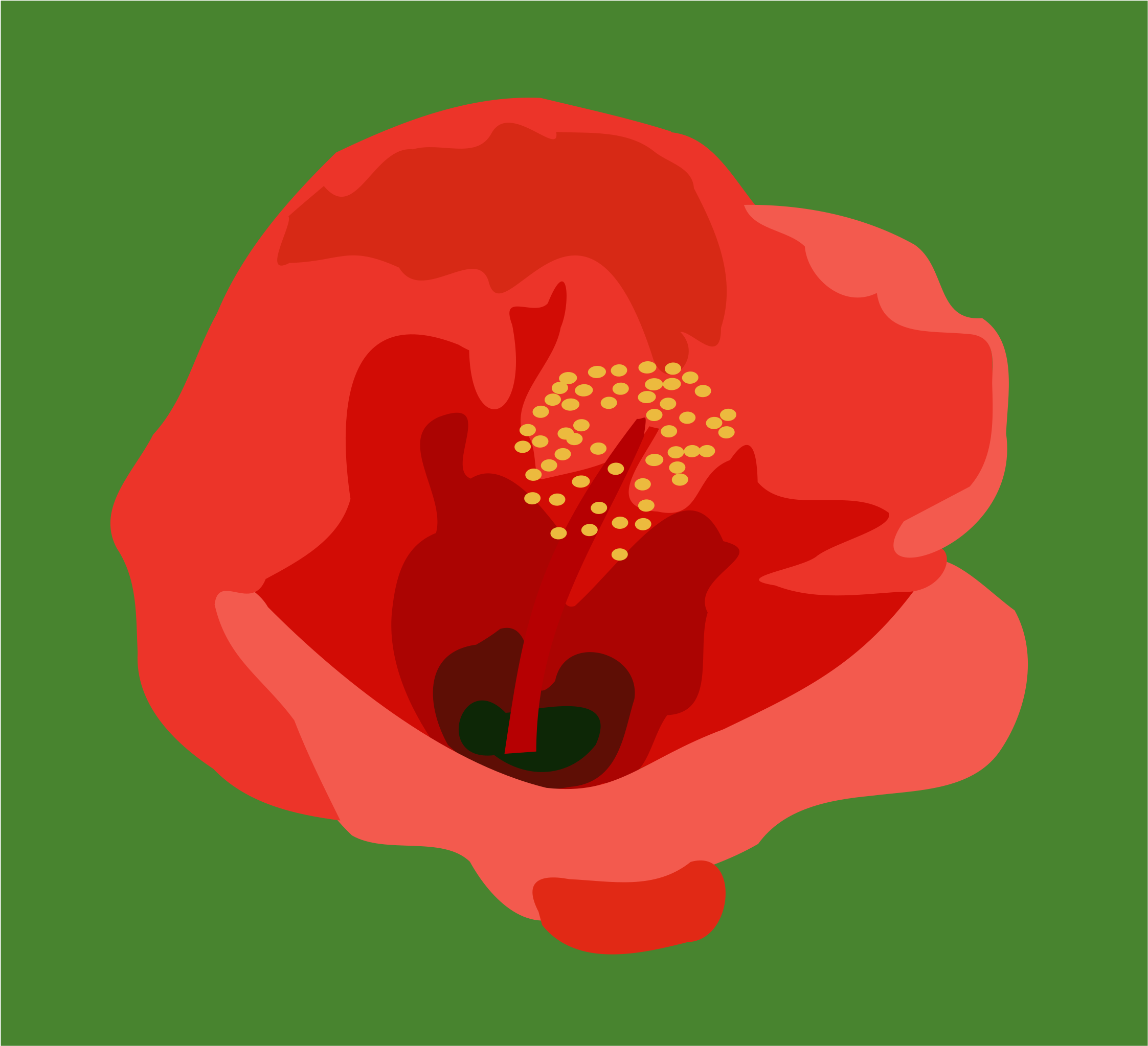 This Free Icons Png Design Of Hibiscus 01 (2400x2400), Png Download