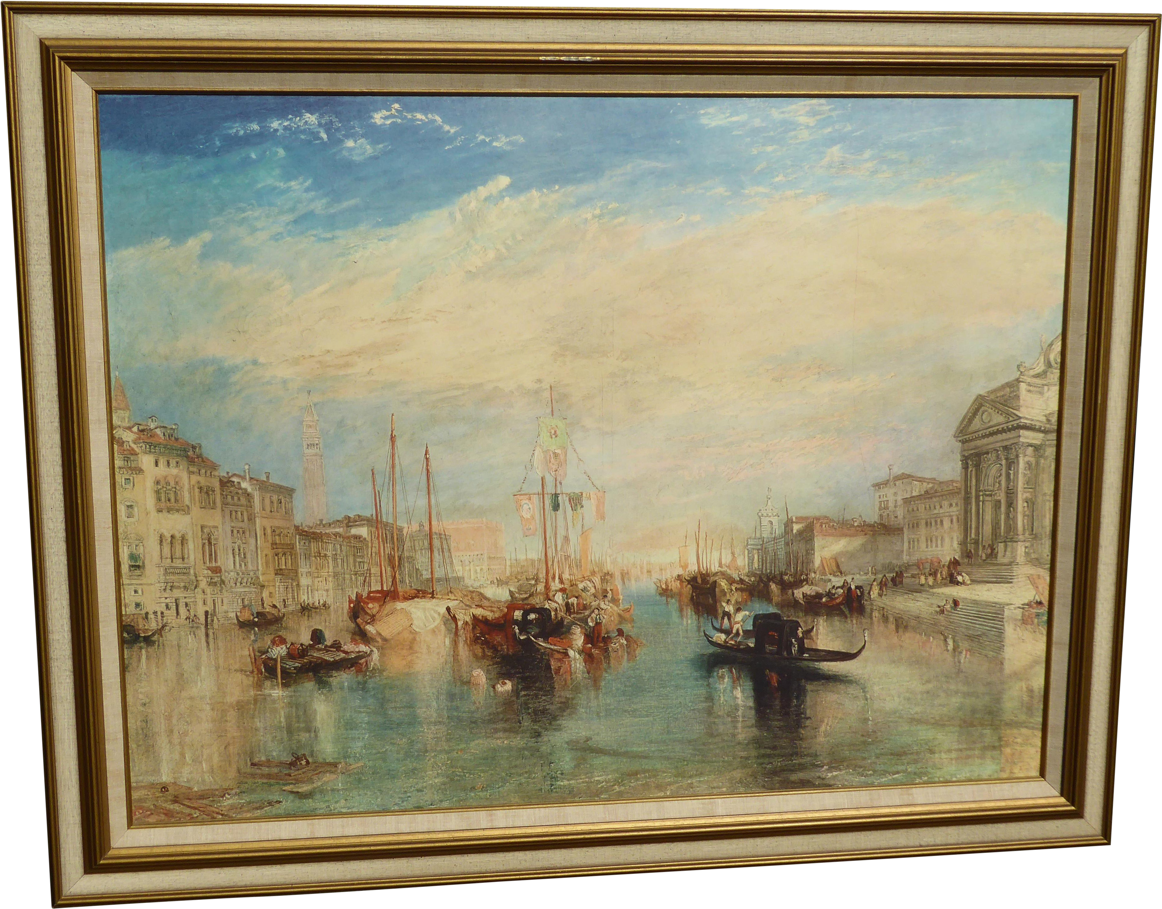 Vintage Joseph Mallard William Turner - Grand Canal Venice 12x18 G (4179x3270), Png Download