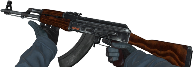 Counter Strike's Iconic Ak 47 Can Take Out An Opponent - Ak 47 Csgo Png (801x268), Png Download