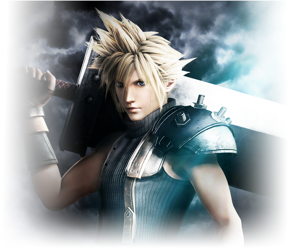Dff2015 Cloud Strife Jp Site - Cloud Strife Profile (1000x850), Png Download