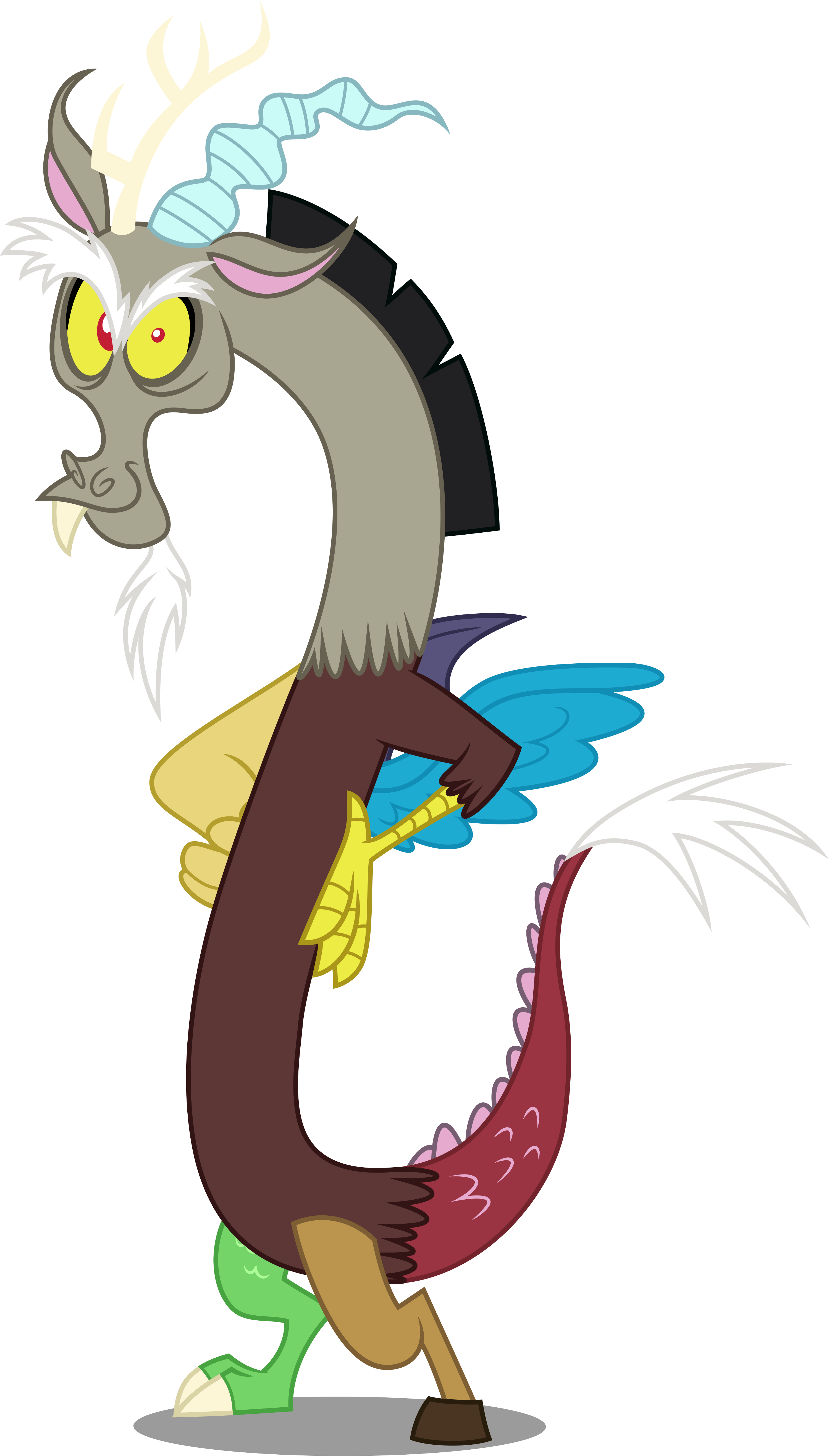 Discord Is The Immortal Spirit And Self Proclaimed - Discord Mlp Vector (3000x5270), Png Download