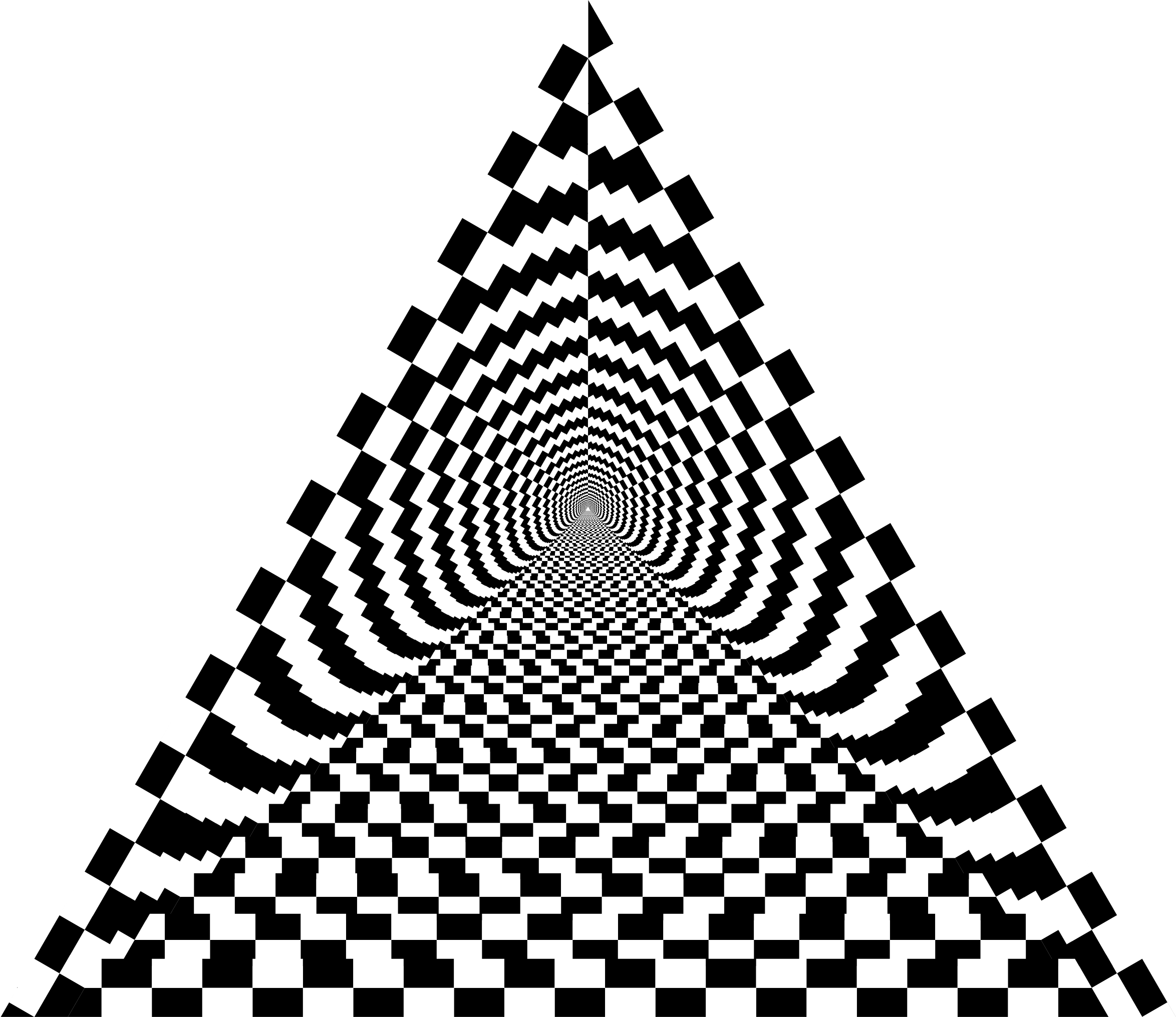 This Free Icons Png Design Of Checkerboard Pyramid (2348x2032), Png Download