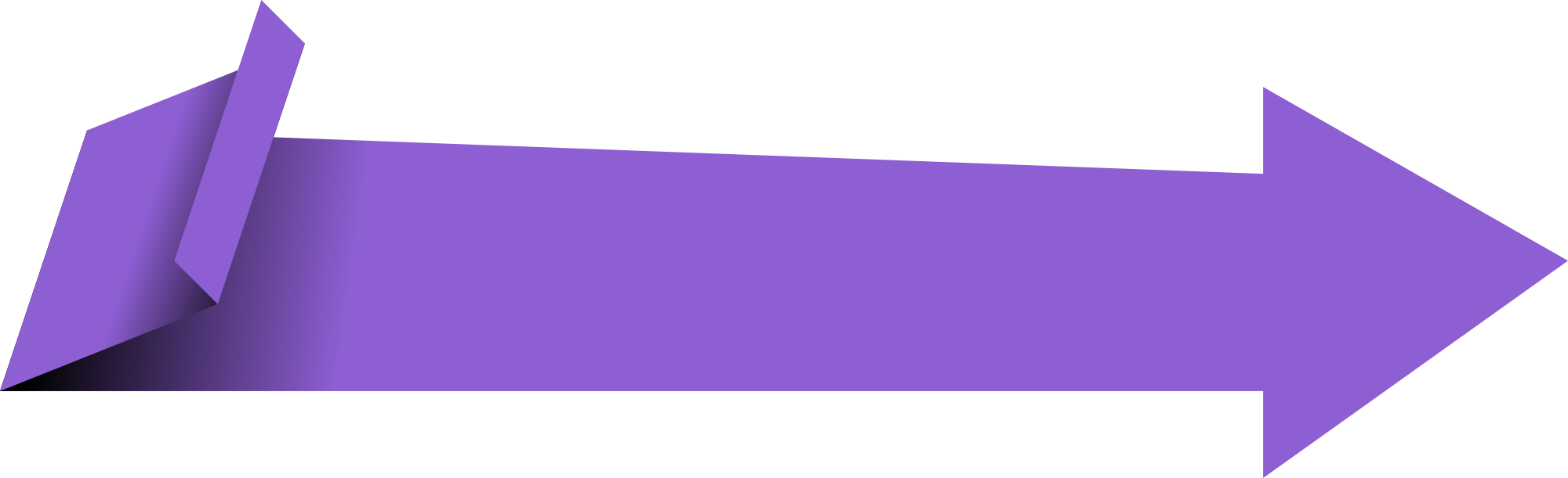 Purple Banner Png Photo - Origami Banner Banner Png (2000x611), Png Download