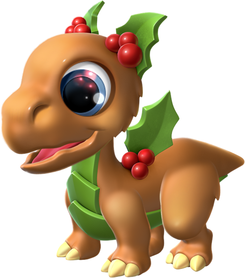 Holly Dragon Baby - Portable Network Graphics (825x934), Png Download