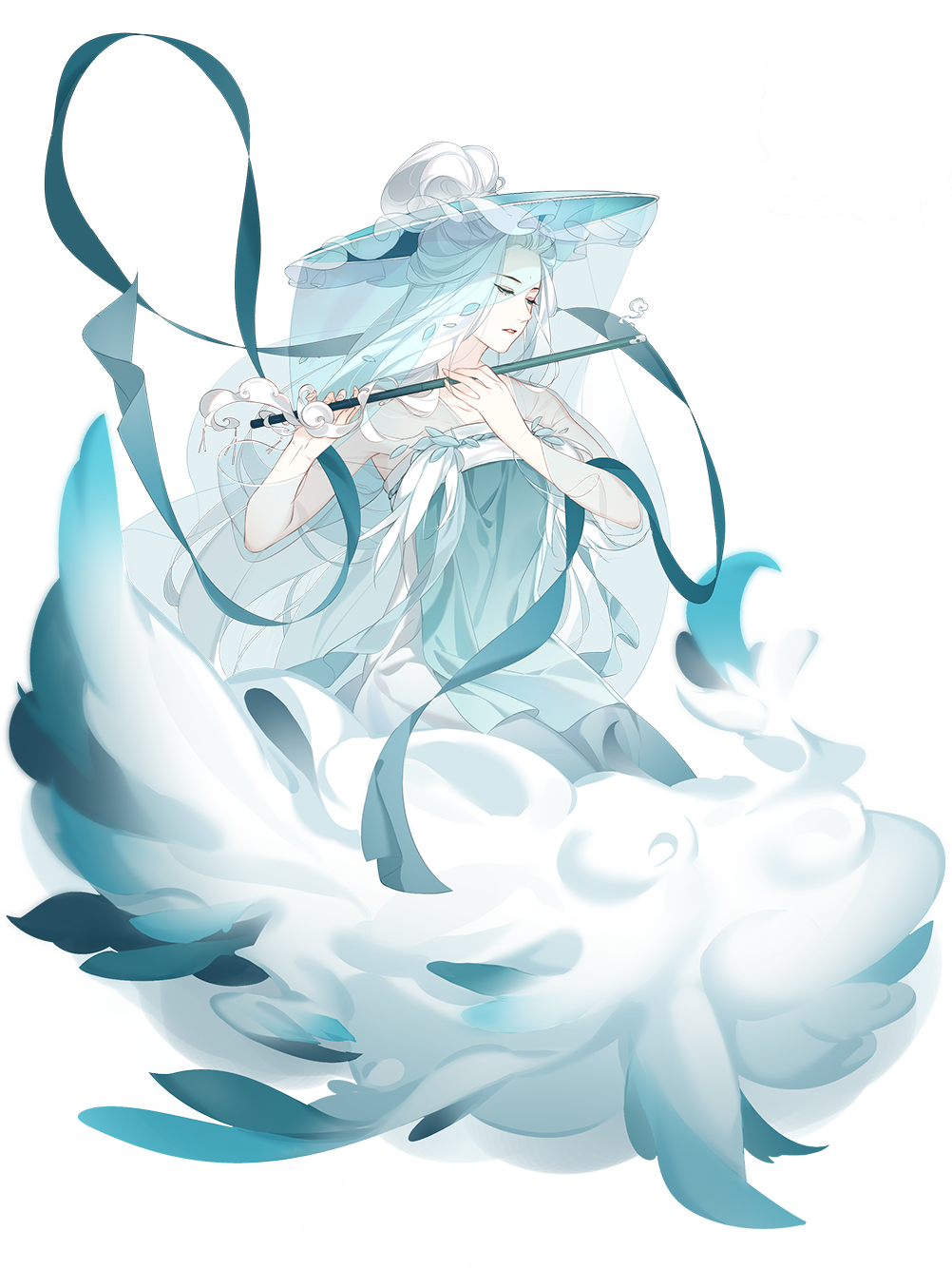 Basic-cloud Tea - Cloud Tea Food Fantasy (1002x1334), Png Download