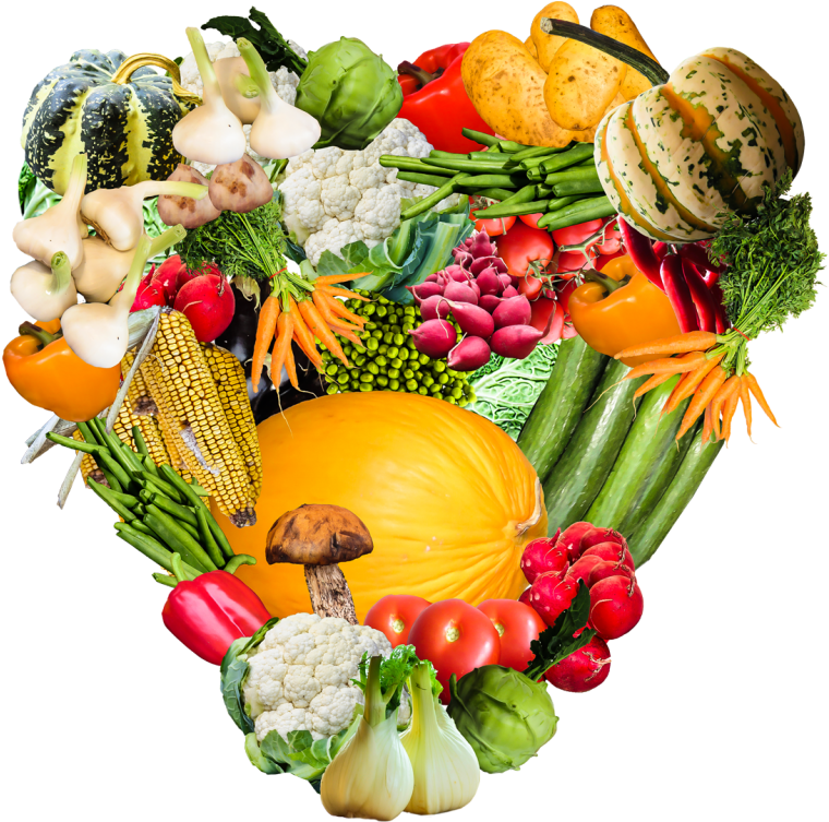 Heart Vegetables Png Free Images Toppng Transparent - Healthy Food Transparent Background Png (480x481), Png Download