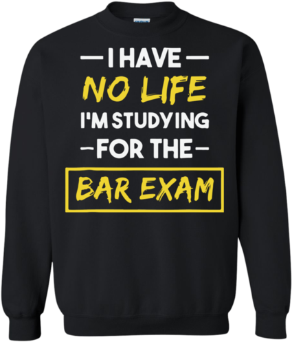 Bar Exam Shirt Funny Law School Graduation Gifts Sweatshirt - Study Like Granger Eat Like Weasley Live Like Potter (500x500), Png Download