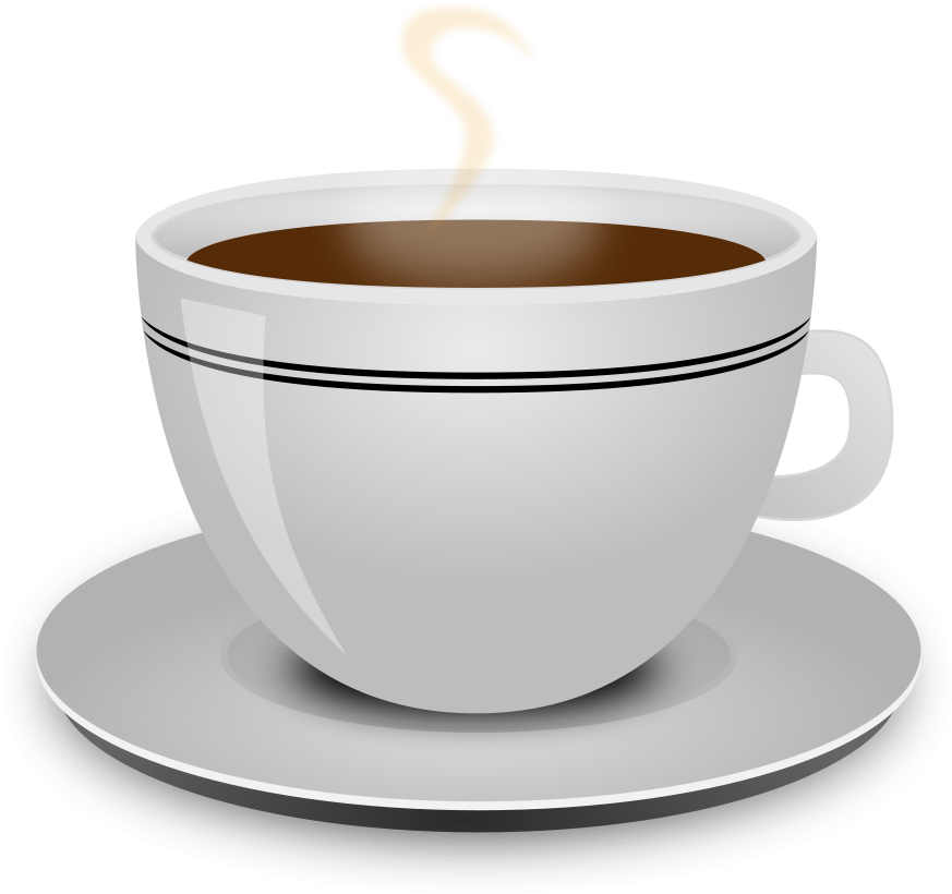 Coffee Clipart Illustration Png - Big Coffee Cup Png (900x862), Png Download