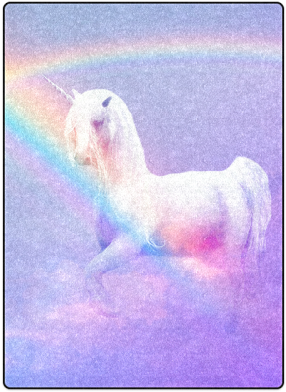Unicorn And Rainbow Blanket - Unicorn And Rainbow Shower Curtain (500x500), Png Download
