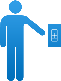 Feature Buttons Control In Person - Person (800x600), Png Download