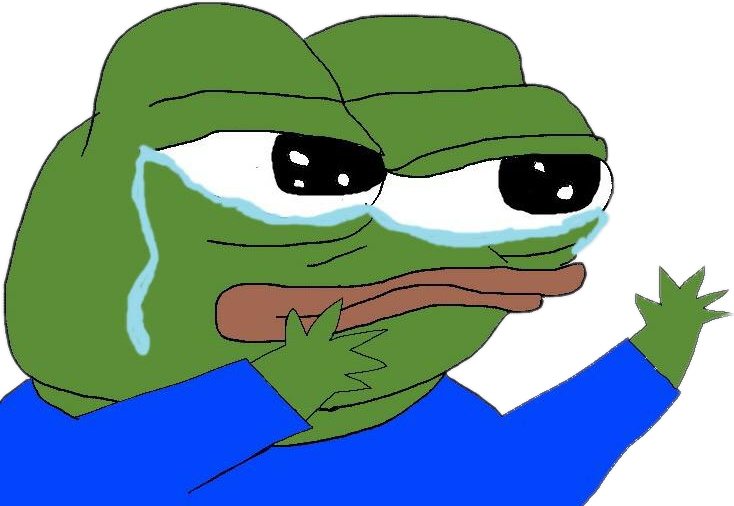 Pepe Cry Sad - Mommy Milky Pepe (734x506), Png Download