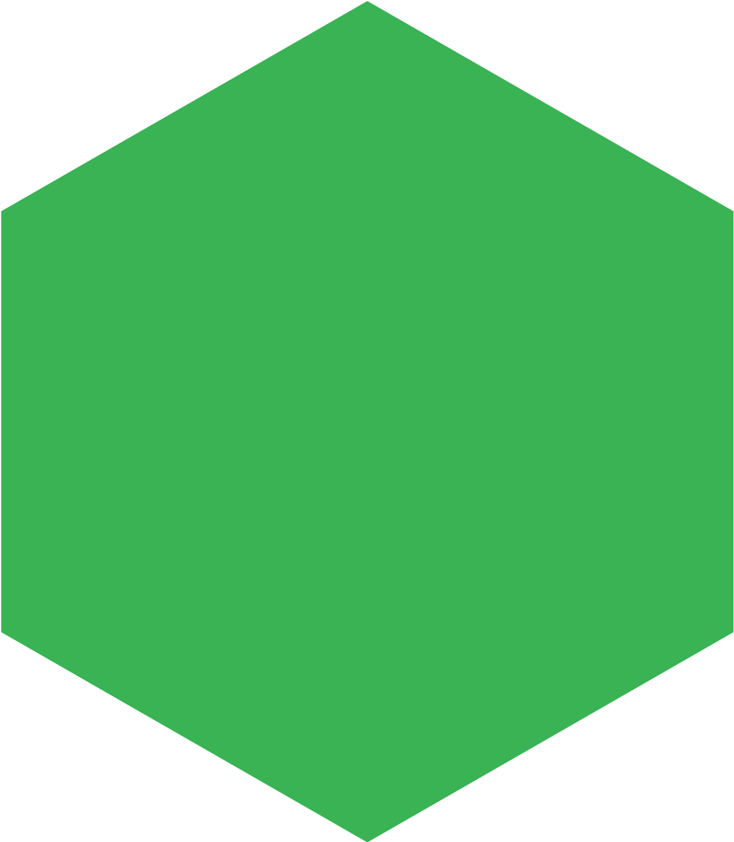 Download - Light Green Hexagon (1200x1200), Png Download