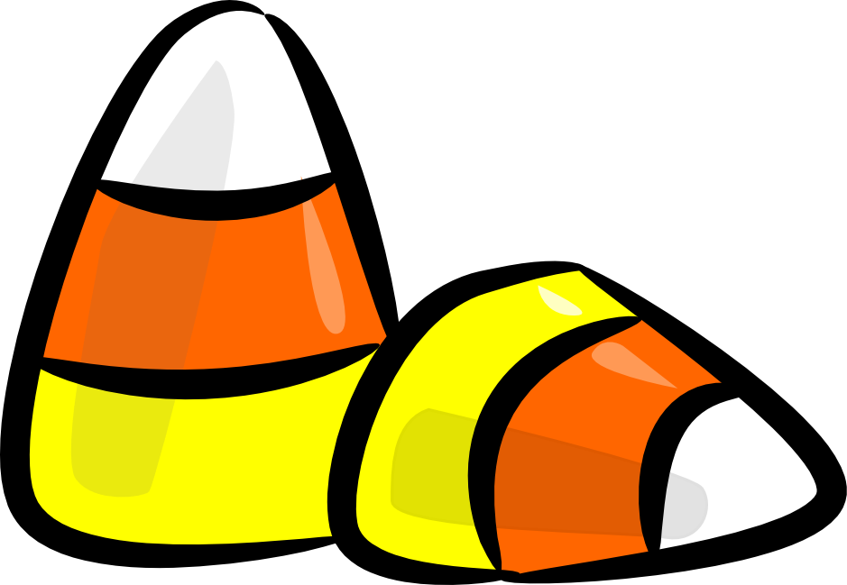 Candy Corn Halloween Clip Art Download Happy Halloween - Candy Corn Clipart (830x574), Png Download