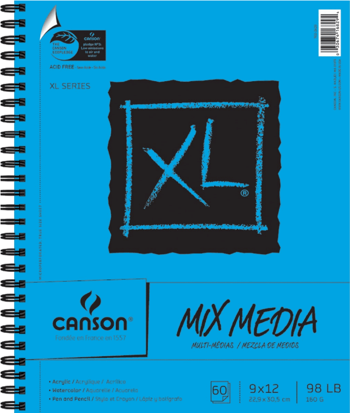 Canson Pad, Xl Multi Media 9 X 12 60sh Pp - Canson Mix Media (850x850), Png Download