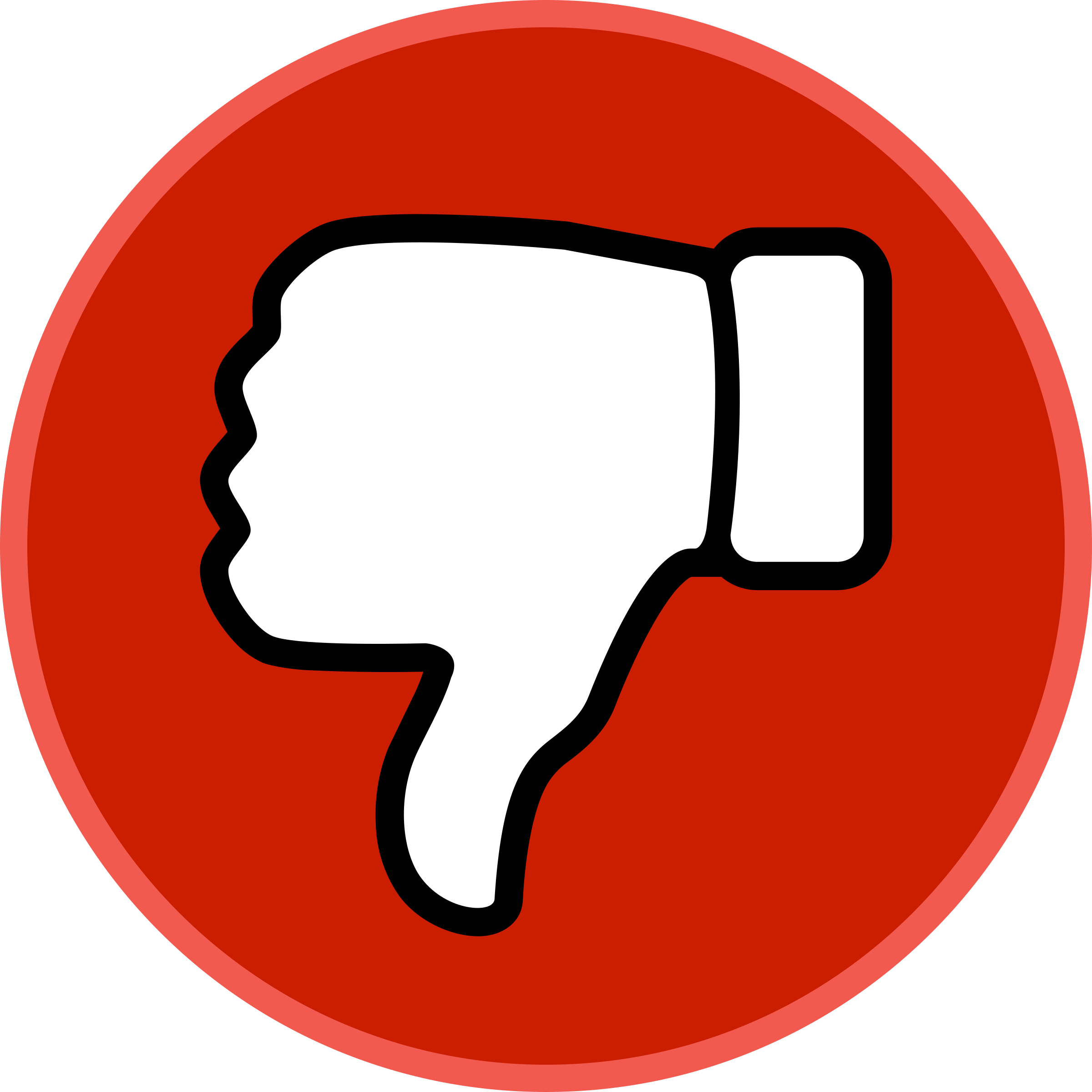 This Free Icons Png Design Of Thumbs Down Circle (2400x2400), Png Download