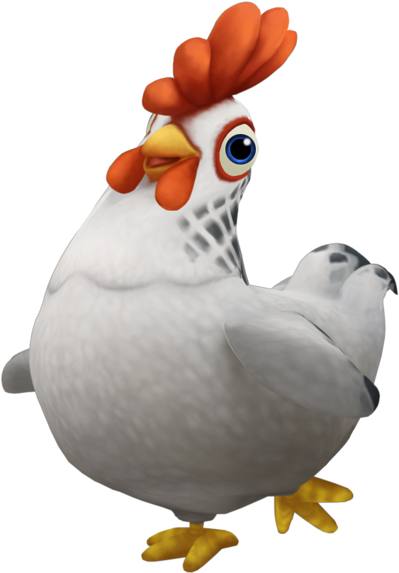 Cute Cartoon Chicken Png - Chicken (1024x1024), Png Download