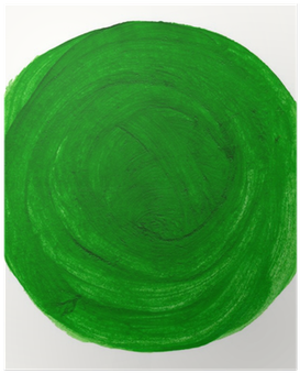 Abstract Watercolor Circle Painted Background Poster - Wire (400x400), Png Download