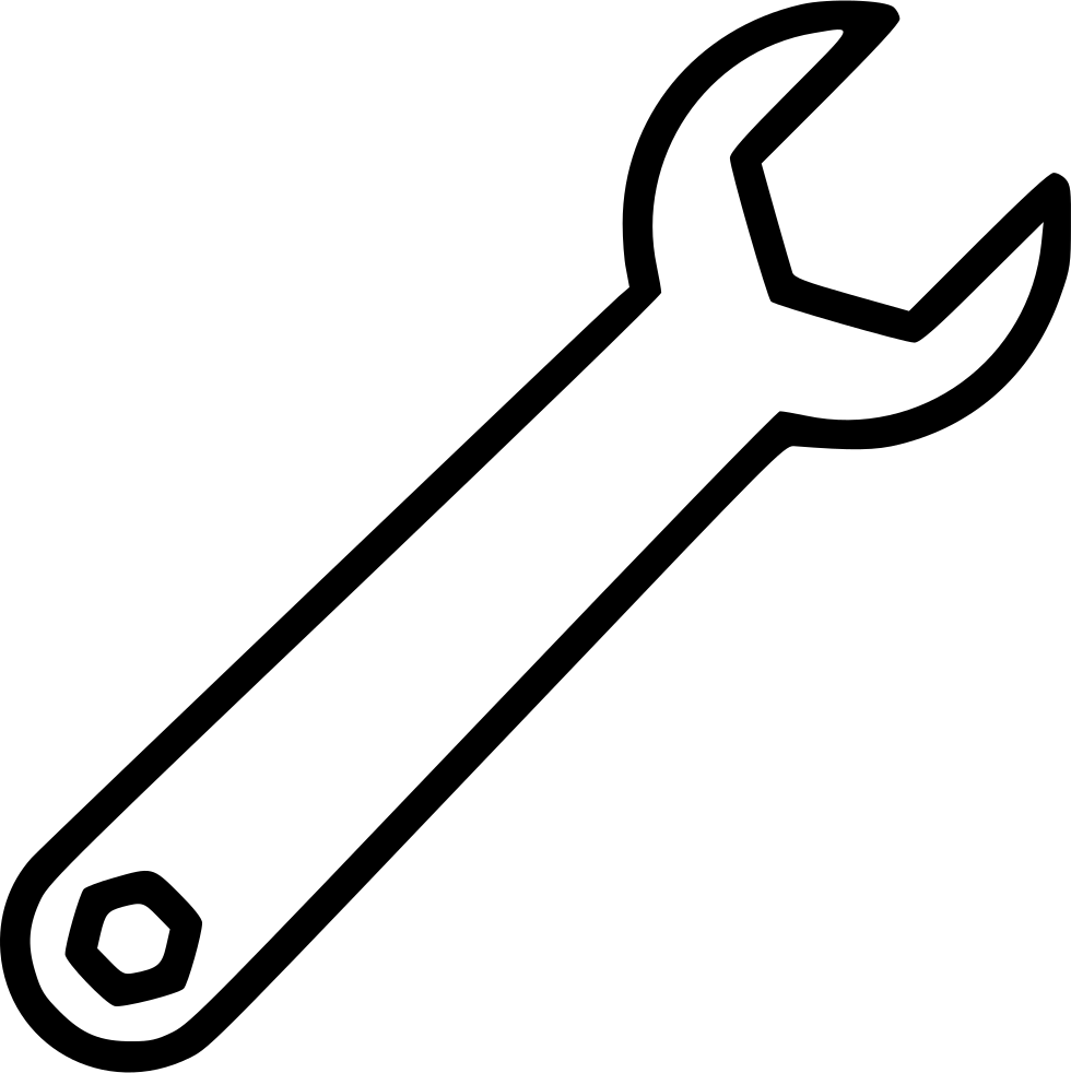 Configuration Monkeywrench Settings Spanner Tool Tools - Wrench Svg (980x982), Png Download