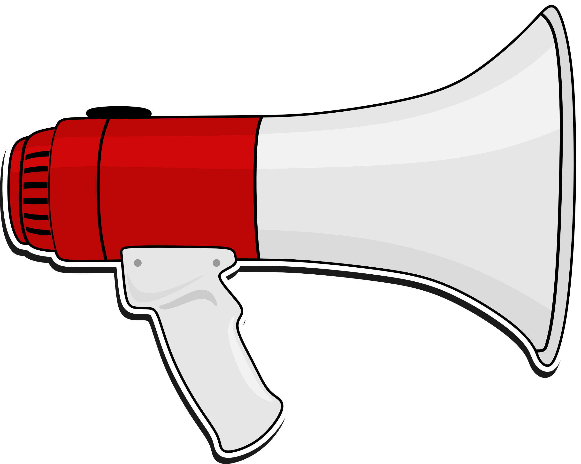 Megaphone Clip Art Png - Megaphone Clipart (2400x1916), Png Download