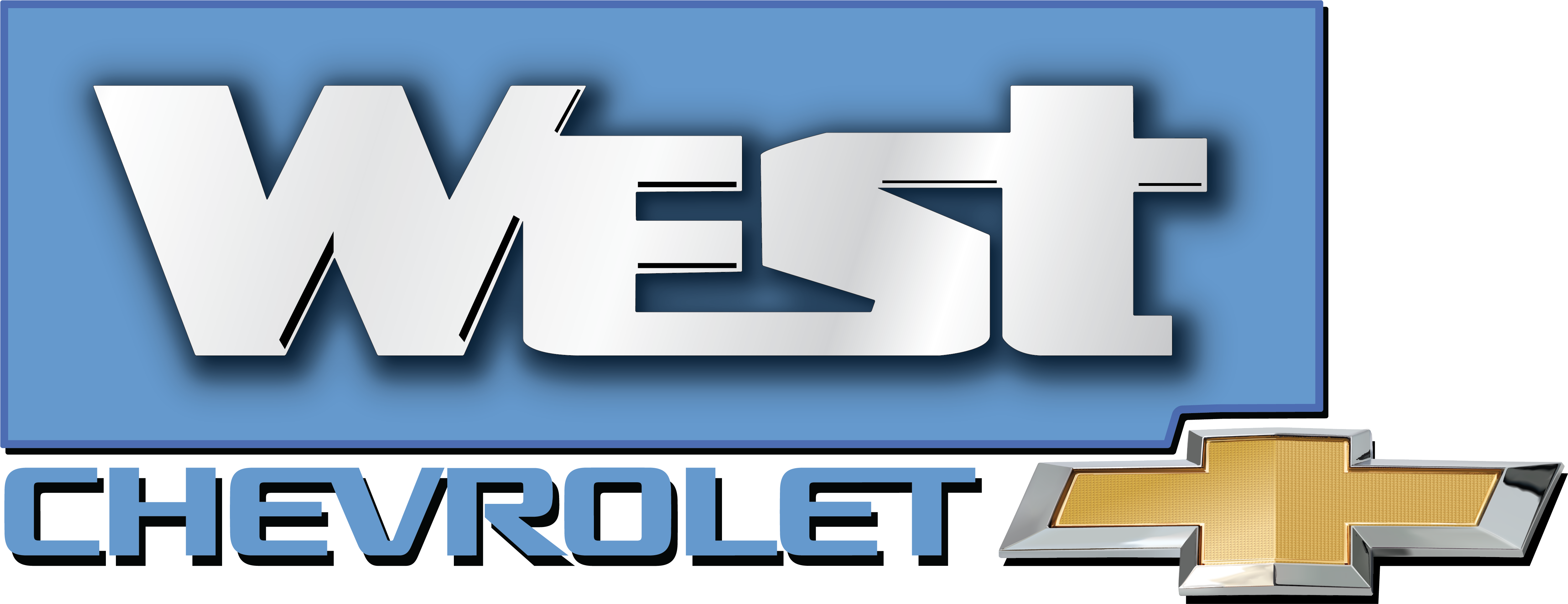 West Chevrolet - Chevrolet (5023x1935), Png Download