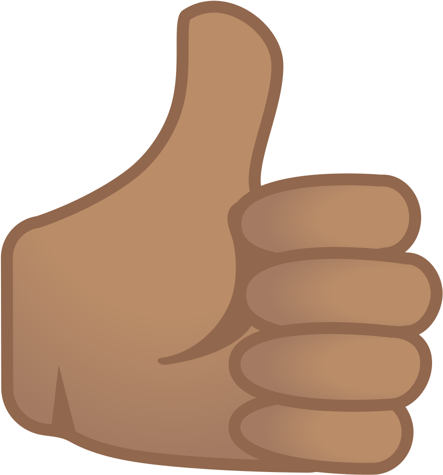 Download Svg Download Png - Thumbs Up Emoji Png (1024x1024), Png Download