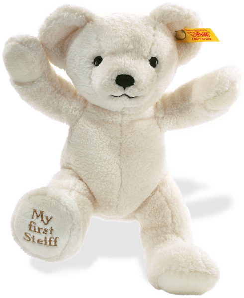 White Teddy Bear Png - My First Steiff Teddy Bear, Cream (500x608), Png Download