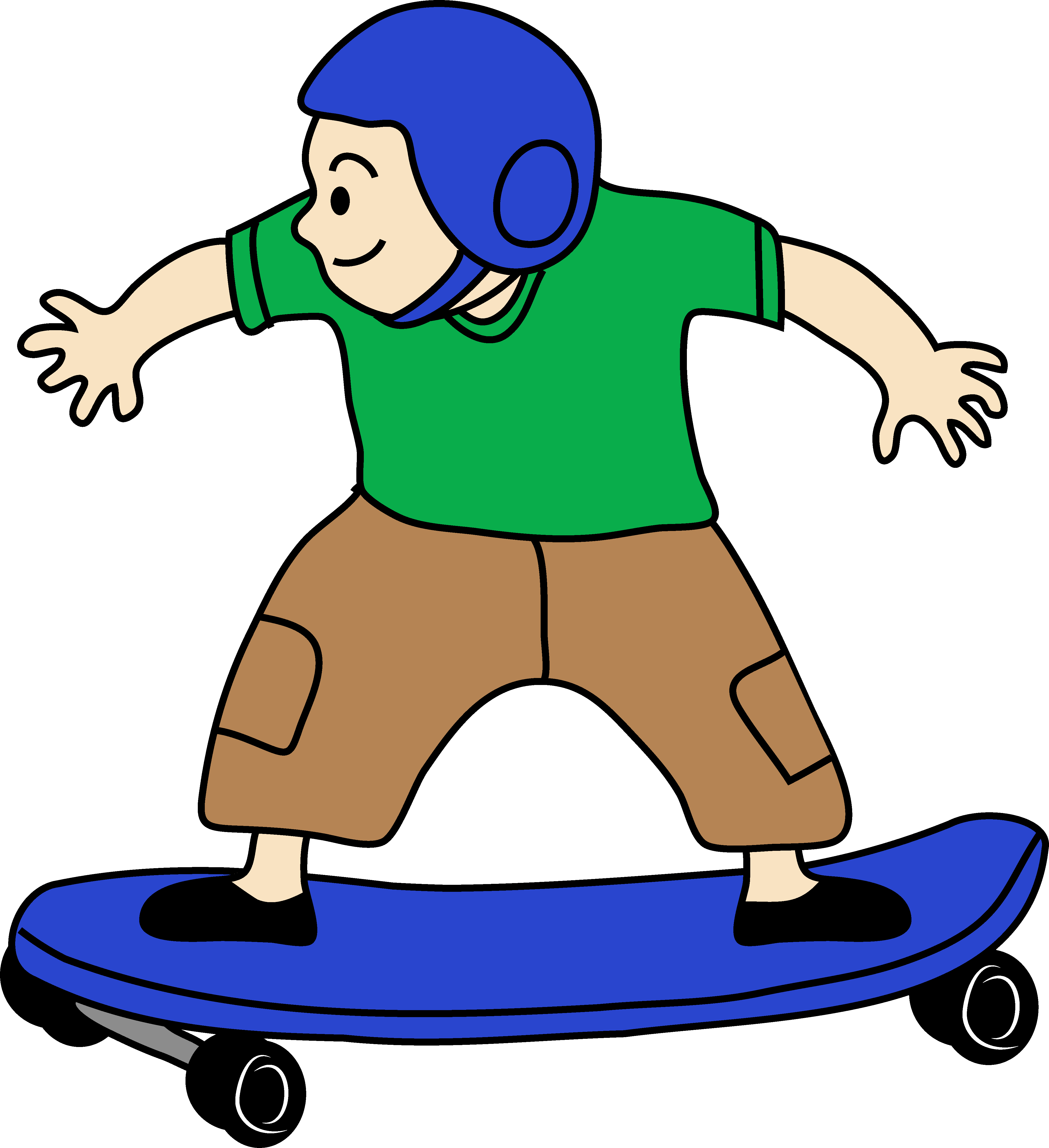 Skateboard - Skateboard Clipart (4354x4763), Png Download