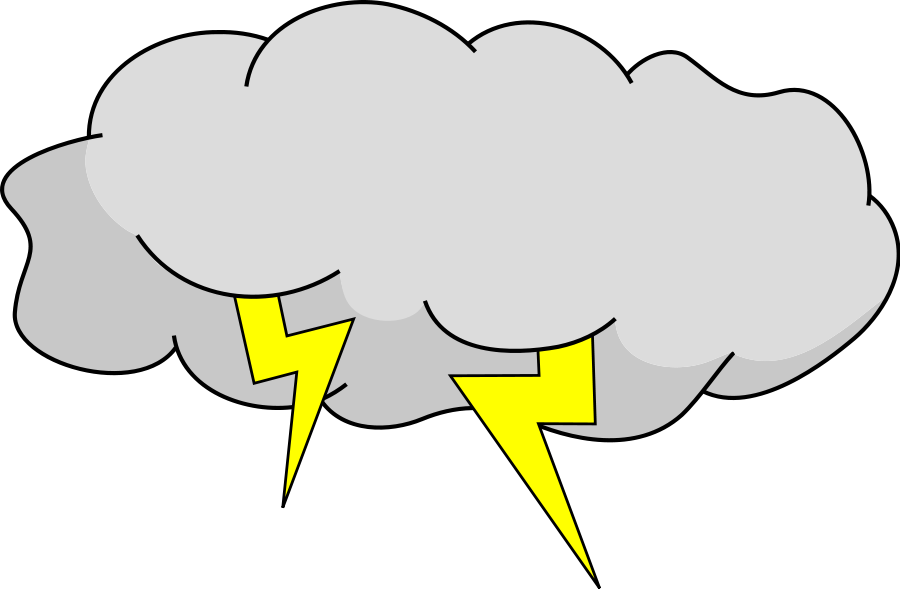 Hurricane Png Transparent Images - Cartoon Storm Cloud (600x393), Png Download