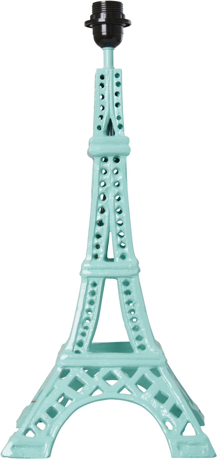 Metal Eiffel Tower Table Lamp In Mint - Turquoise Eiffel Tower Lamp (2000x2000), Png Download
