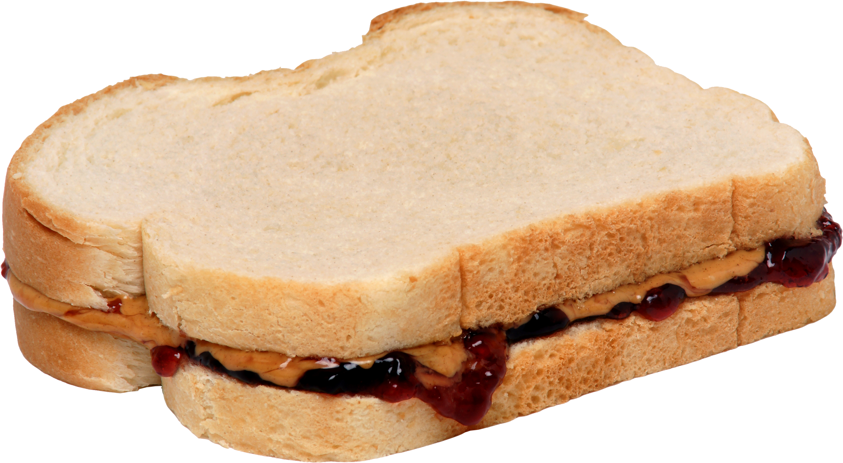 Peanut Butter Jelly Sandwich - Peanut Butter And Jelly Sandwich (3500x2000), Png Download