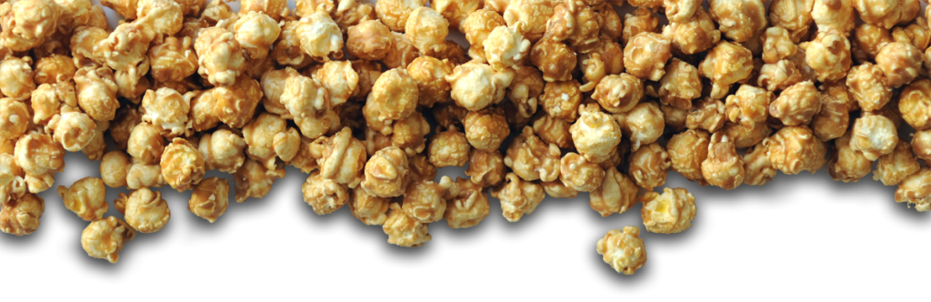 Caramel Popcorn Transparent - Caramelized Pop Corn Png (1024x332), Png Download