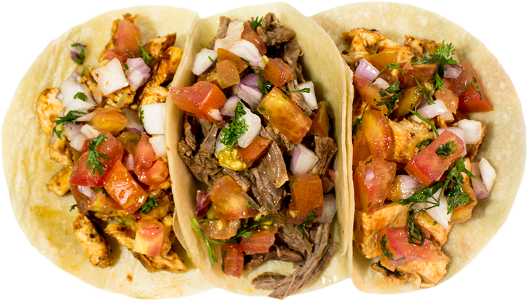 Tacos X3 - Chilli Pizza Png (800x615), Png Download