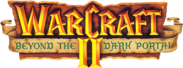 Beyond The Dark Portal - Warcraft 2 Beyond The Dark Portal Logo (600x249), Png Download
