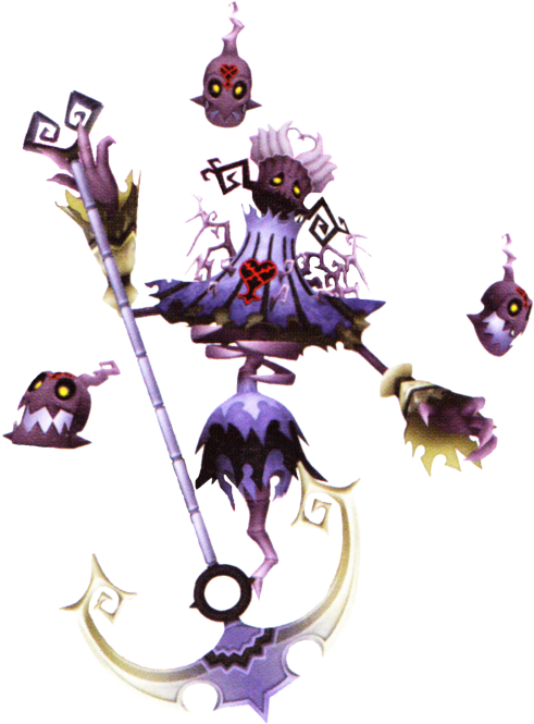 Grim Reaper - Kingdom Hearts 2 Reaper (500x673), Png Download