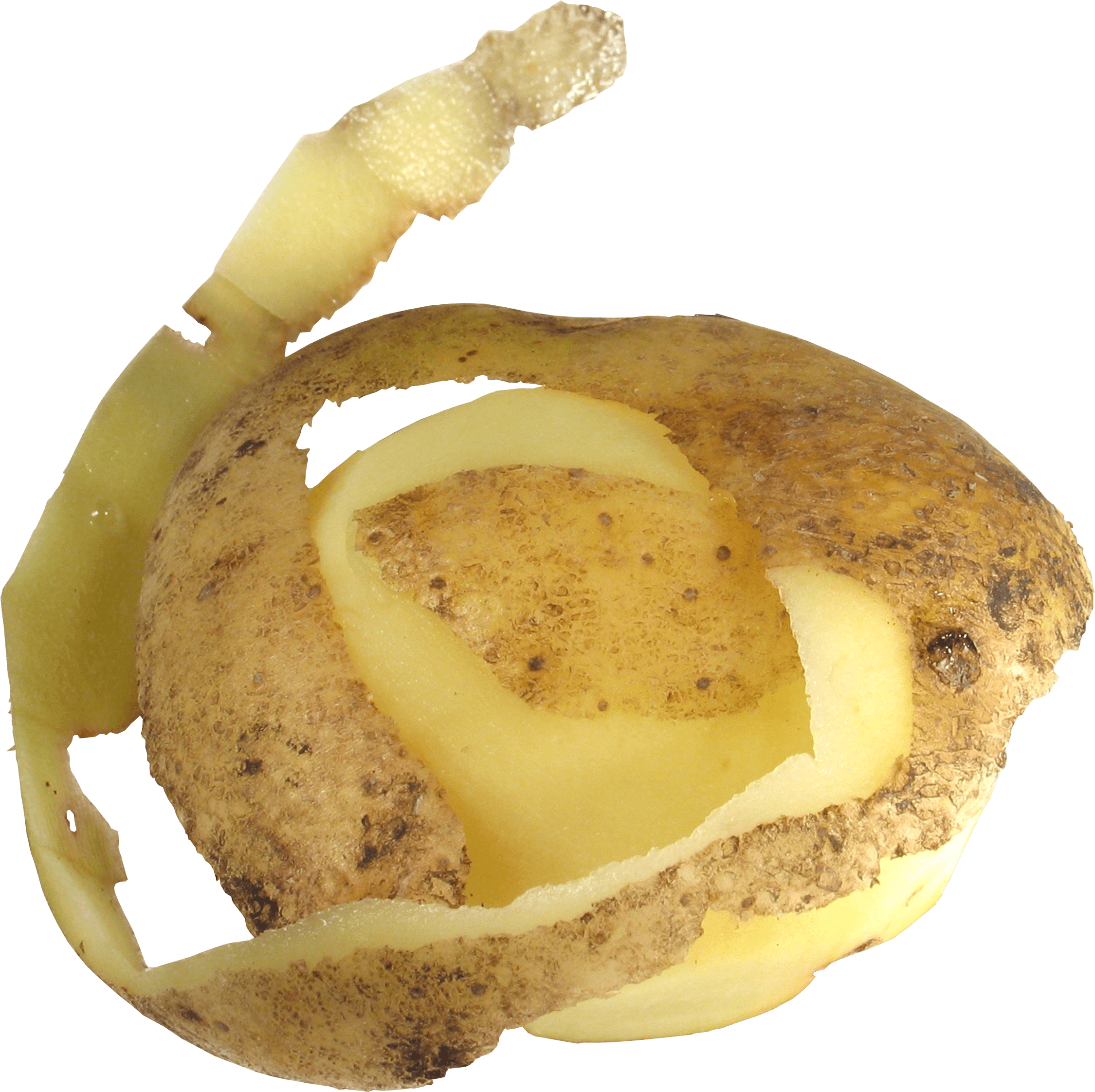 Vegetables - Peeled Potato Transparent (2250x2243), Png Download