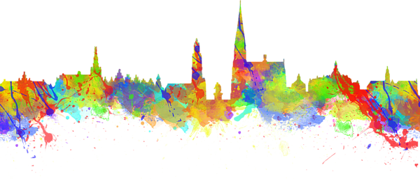 Bleed Area May Not Be Visible - Skyline Antwerp (600x257), Png Download