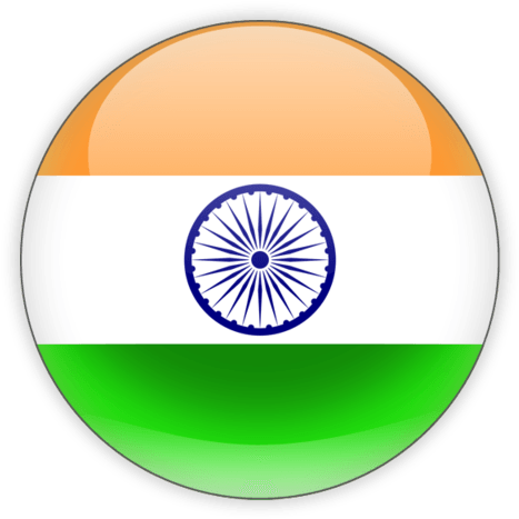Download - Indian Flag In Circle (640x480), Png Download