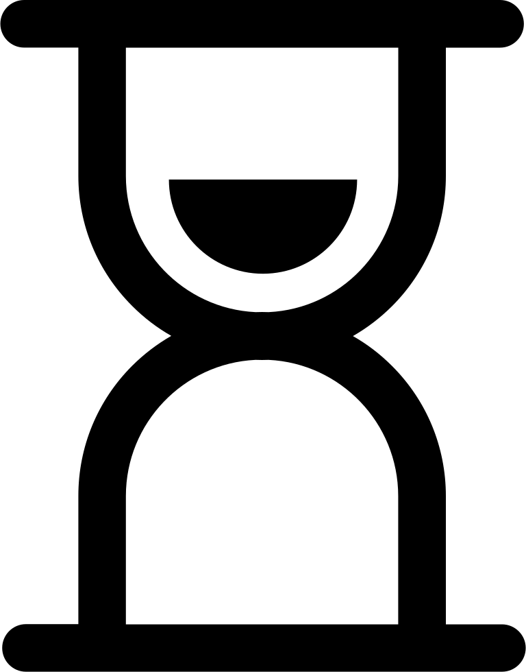 Hourglass Comments - Sablier Icone (768x980), Png Download