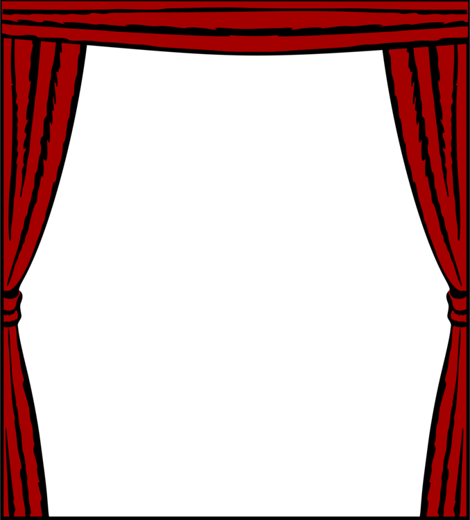 Theater Drapes And Stage Curtains Window Picture Frames - Curtain (678x750), Png Download