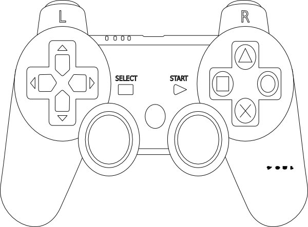 How To Set Use Game Controller Svg Vector (600x443), Png Download
