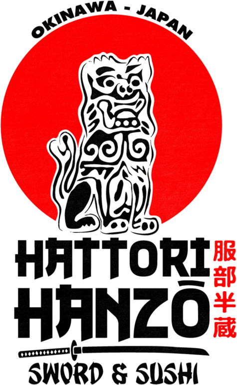 Hattori Hanzo Kill Bill Shirt Sword And Sushi (1024x887), Png Download