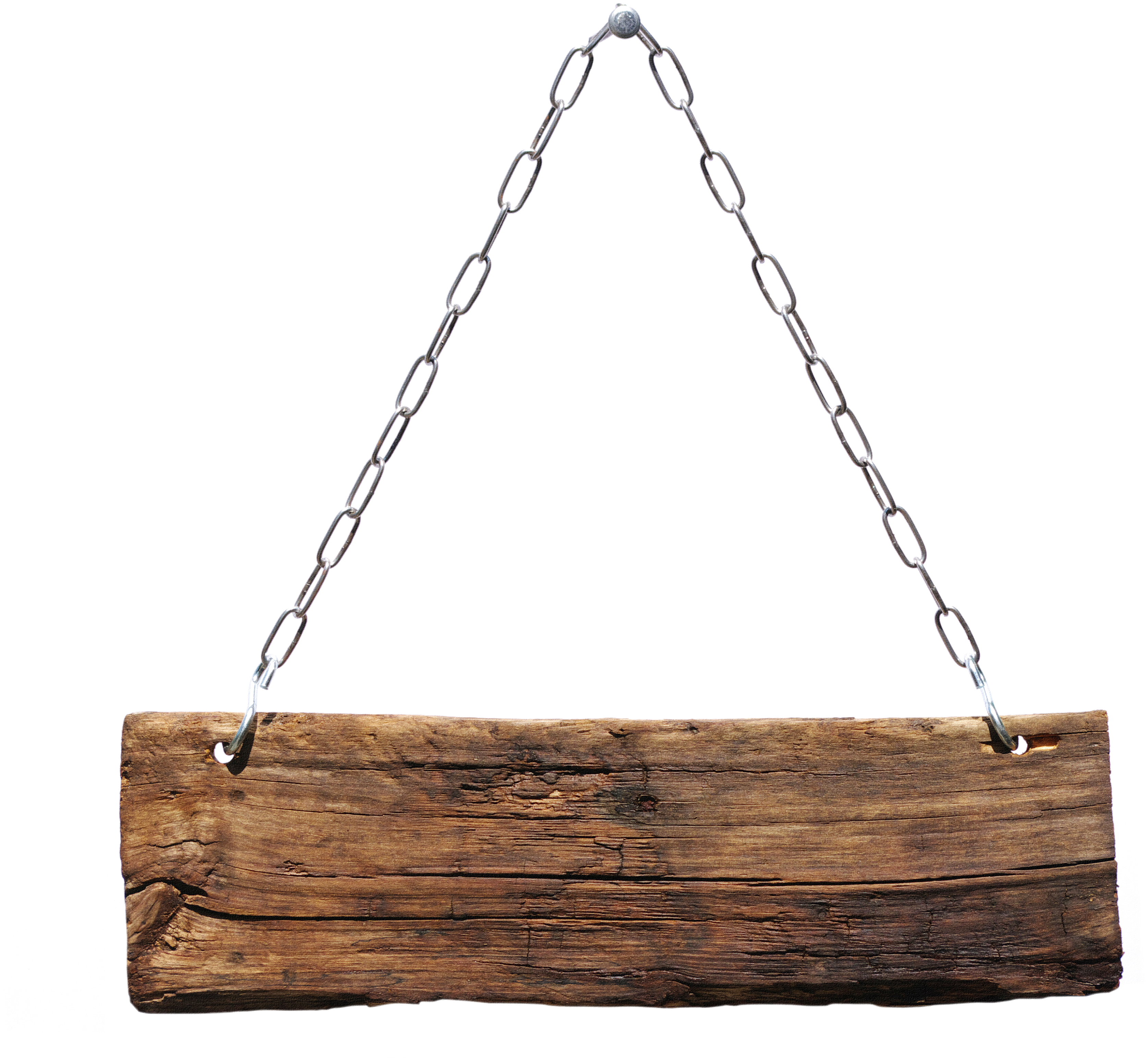 Hanging Wooden Sign Png Download - Cartel De Madera Colgante (3543x3207), Png Download