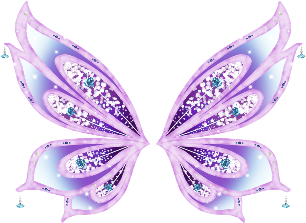 Enchantix Wings For Oc Serena, Hope You Like Them Note - Winx Club Fairy Wings (1013x788), Png Download
