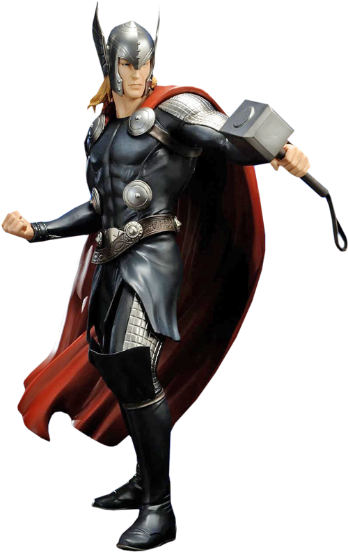 Thor 1/10 Artfx Statue Now - Kotobukiya Marvel Comics Thor Avengers Now Artfx Statue (800x800), Png Download