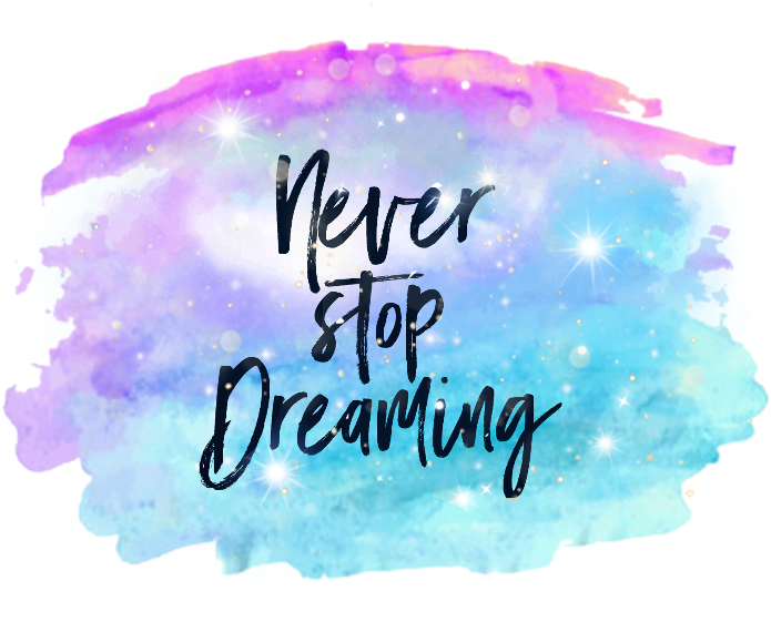 Watercolor Neverstopdreaming Paint Ftestickers - Never Stop Dreaming - Tote Bags (1024x1024), Png Download