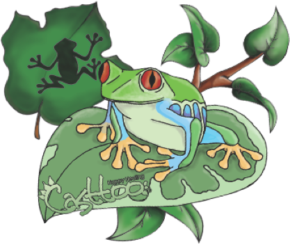Tree Frog Tattoos - Green Japanese Frog Tattoo On Hand (418x383), Png Download
