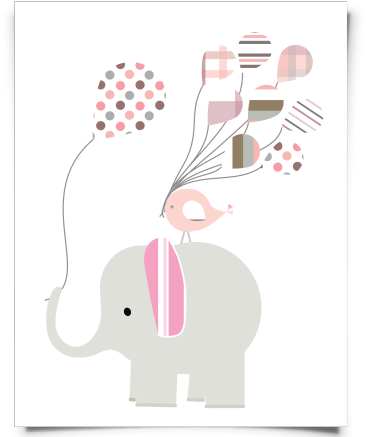 This Watercolor Elephant Art Is A Printable Art To - Indian Elephant (440x440), Png Download