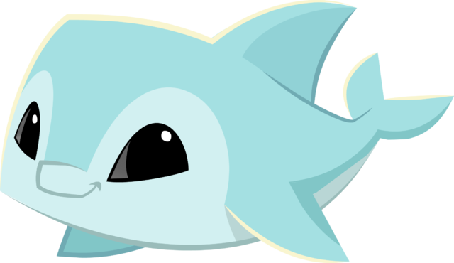 Blue Pet Dolphin - Animal Jam Dolphin (640x370), Png Download