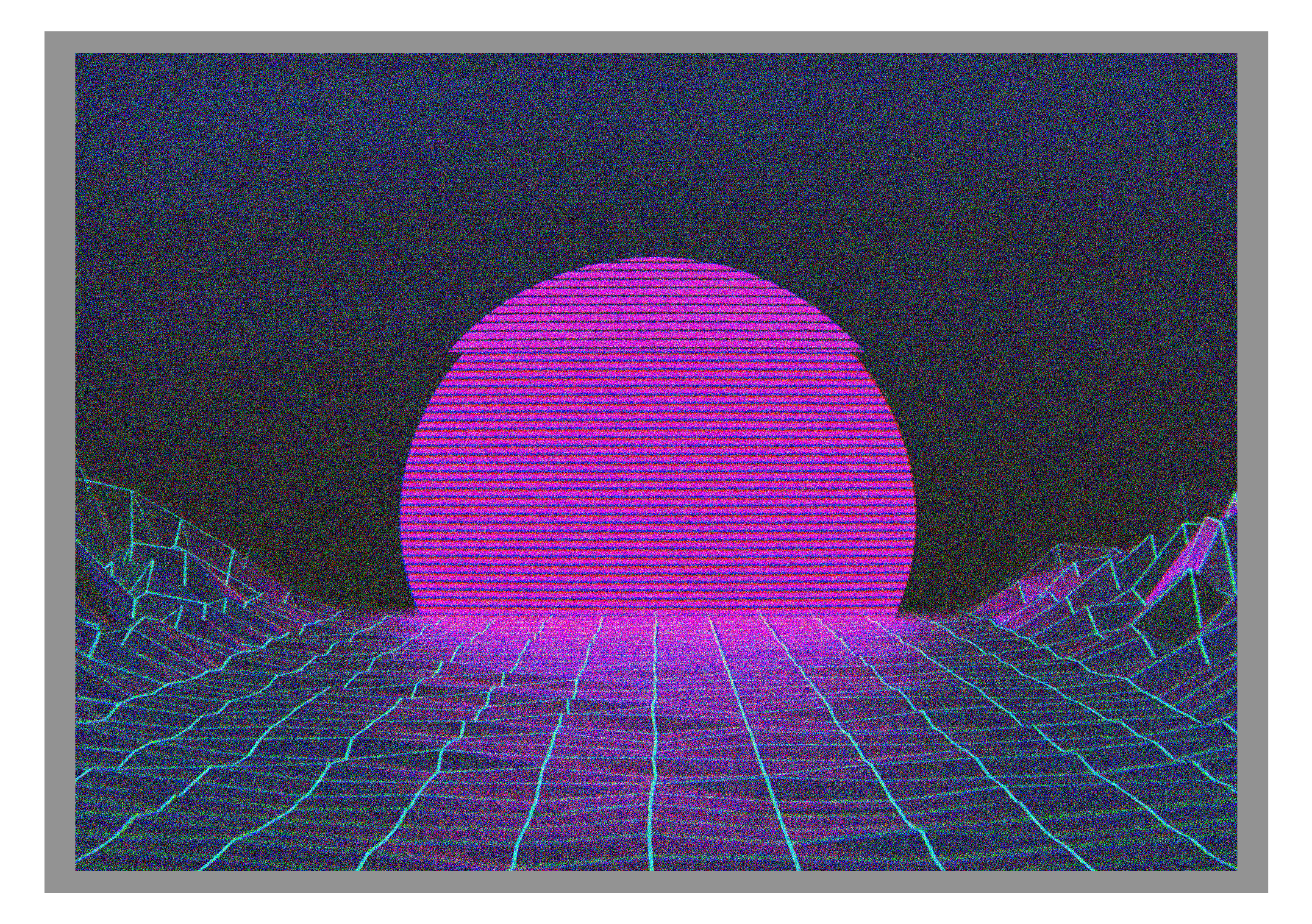 Vaporwave - Arch (3508x4961), Png Download